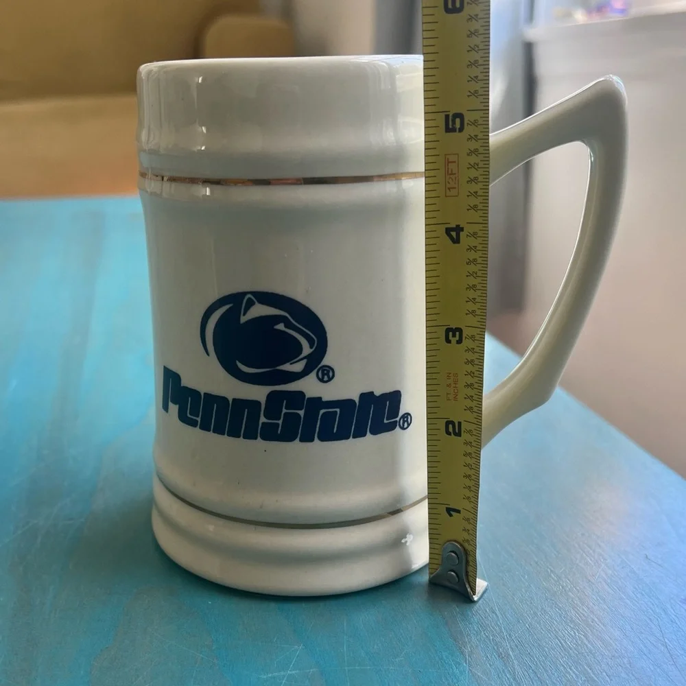 Penn state ceramic beer stein mug